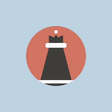 Satranç şekil kutsal kişilerin resmi daire içinde