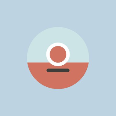 Daire içinde yatırım simgesi