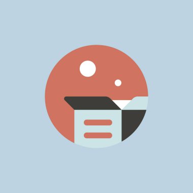 Sevkıyat kutusu simgesini daire