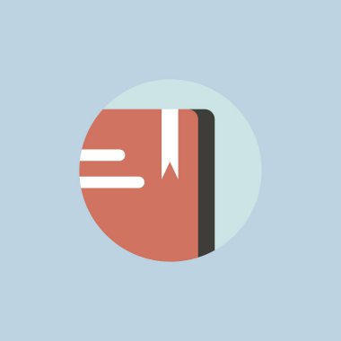 Kitap simgesini daire