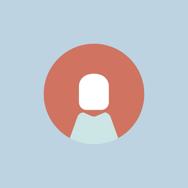 Ícone de avatar masculino em círculo — Vetor de Stock