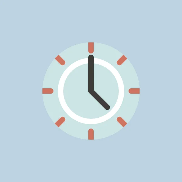Ikona času hodin — Stockový vektor