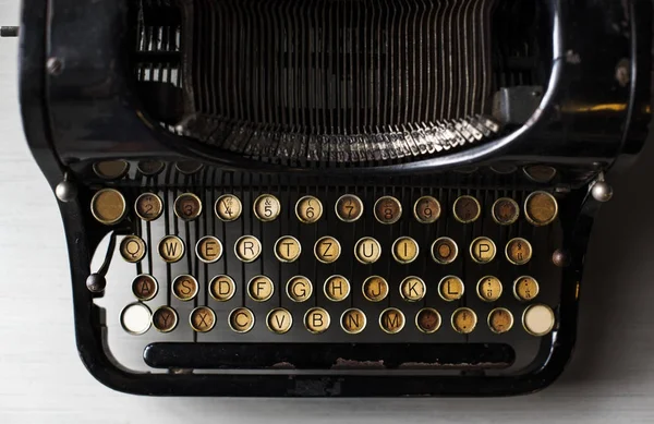 Retro Typewriter Machine Old Style Original Photoset — Stock Photo, Image