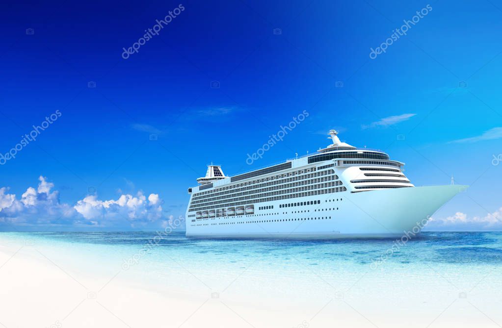 Cruise in Ocean Concept