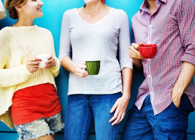 Grup insanlar sohbet kavramının