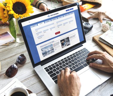 Tropikal meyve havadan görünümü yaz tatilde, özgün photoset