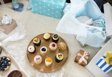 Bebek duş parti, özgün photoset