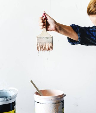 İç yenileme kapalı boya, özgün photoset Oda