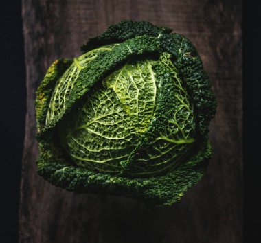 taze yeşil organik lahana 