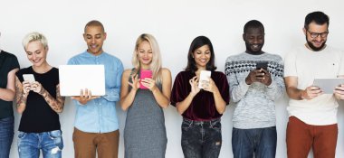 Bir grup insan çeşitlilik çok etnik gruptan oluşan birlikte