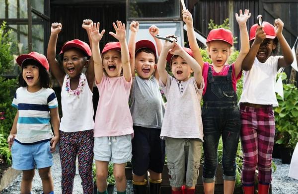 Różnorodność przedszkola dzieci — Zdjęcie stockowe
