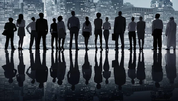 Large group of business people — Stock Photo, Image