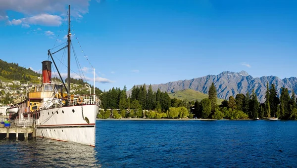 Lago Wakatipu Queenstown Nueva Zelanda Fotoset Original —  Fotos de Stock