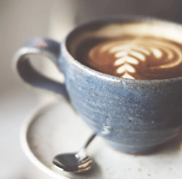 Zbliżenie gorącej kawy — Zdjęcie stockowe