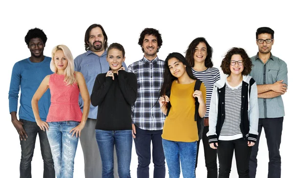 Gruppo di diversità persone multietniche insieme — Foto Stock