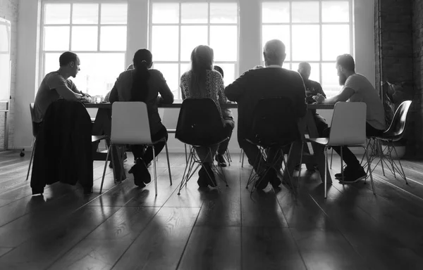 Gruppo Persone Diversità Seminario Concetto Fotoinsieme Originale — Foto Stock