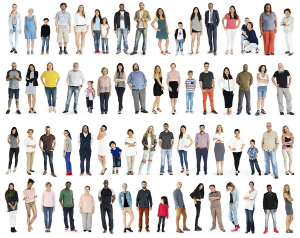 Group of diversity multi-ethnic people together — Stock Photo, Image