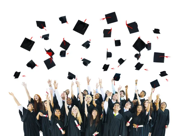 Gruppe von Diversity-Studenten im Studio — Stockfoto