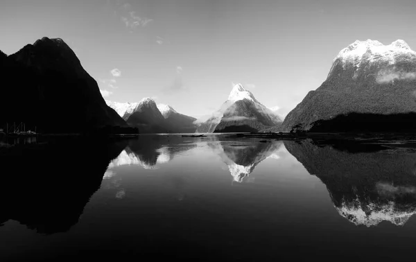 Milford Sound Fiordland Neuseeland Originelle Fotosets — Stockfoto