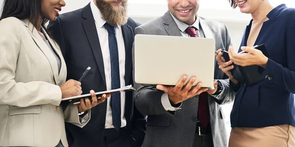 Business Team Pianificazione Della Ricerca Concetto Fotoinsieme Originale — Foto Stock