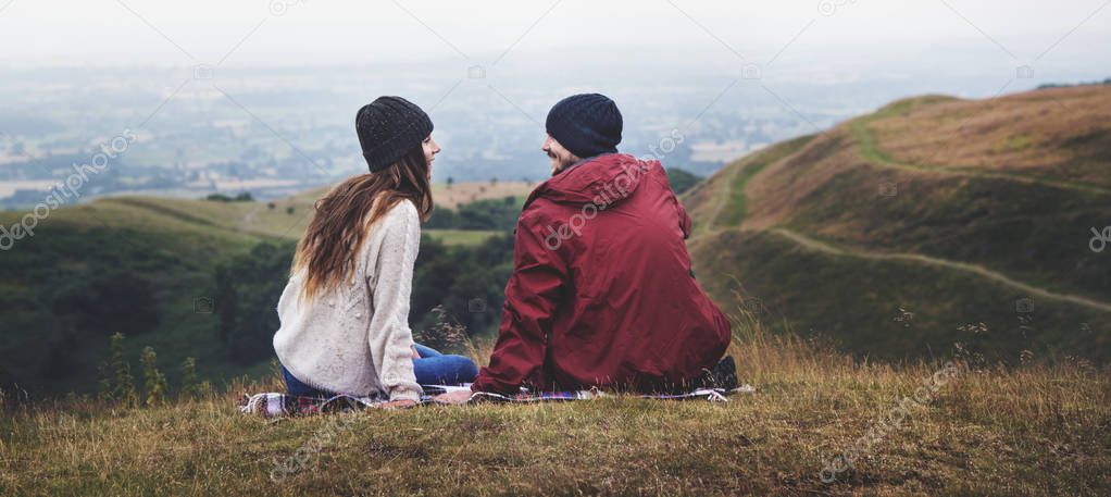 Friends enjoying nature 