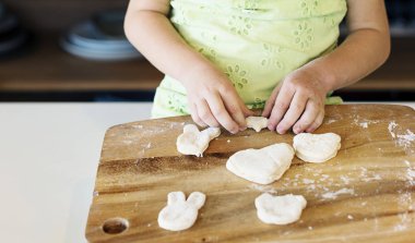 Genç Beyaz baker, özgün photoset