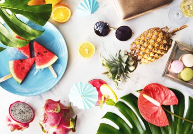 Yaz tatil arka plan, özgün photoset