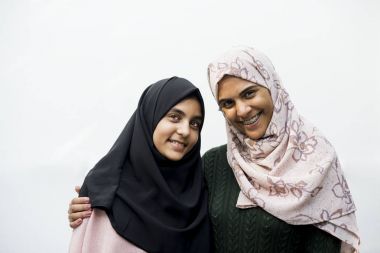 A group of Muslim students, original photoset clipart