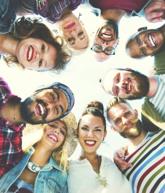 Dostluk Beach kavramı yapıştırma