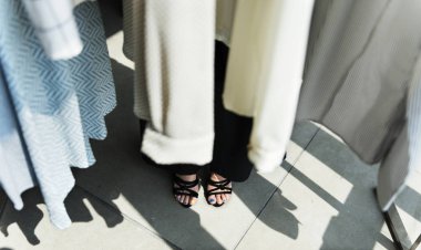 Küçük işletme, moda tasarımcısı, orijinal photoset