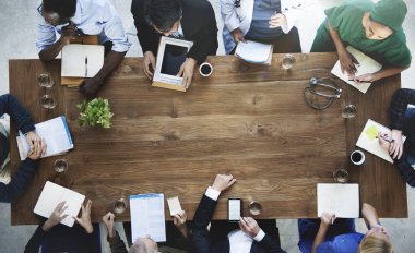 Grup tıbbi bir toplantı mı insan, orijinal photoset