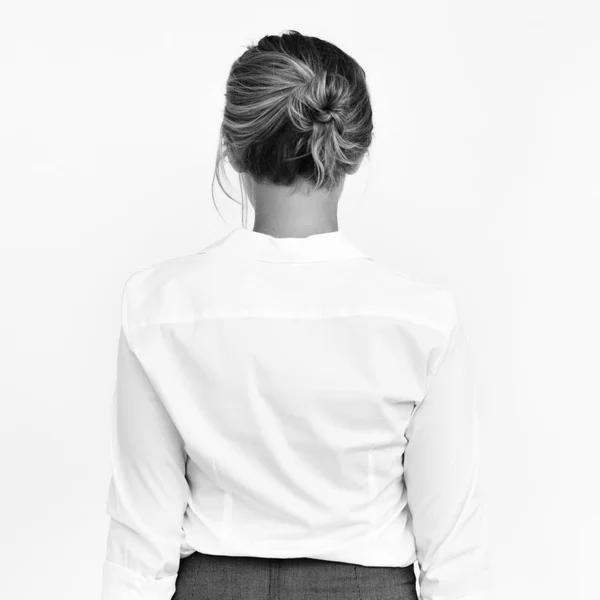 Vista posterior de la mujer de negocios —  Fotos de Stock