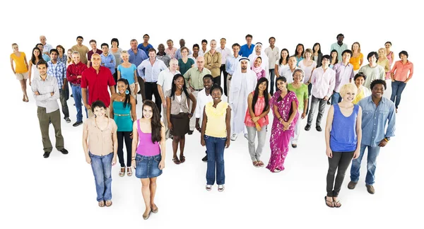 Groupe de personnes de la diversité en studio — Photo