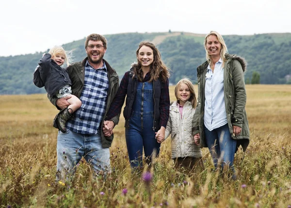 Family Generations Walking — Stock Photo, Image