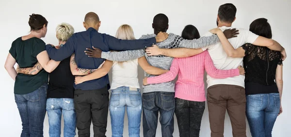 Grupo de personas multiétnicas de diversidad juntas —  Fotos de Stock