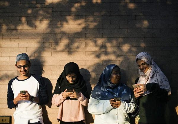 Grupo Estudantes Muçulmanos Photoset Original — Fotografia de Stock