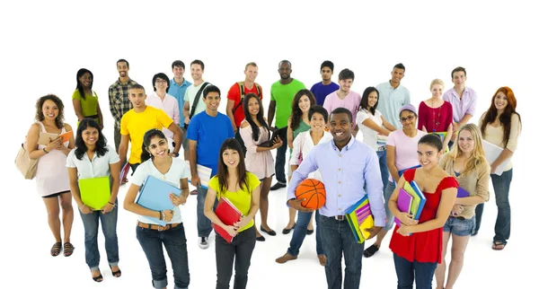 Group of diversity people in studio — Stock Photo, Image