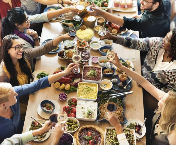 People having lunch — Stock Photo, Image