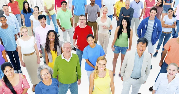 Group of diverse people in studio, original photoset