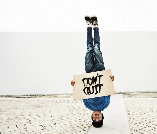 Guy Dancing Breakdance Hiphop Concept Fotoset Originale — Foto Stock