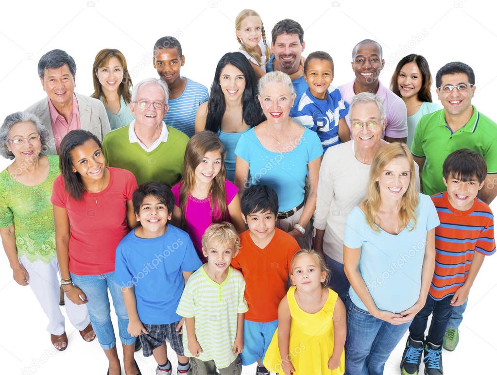 group of diversity people with Community, original photoset