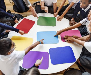 Çeşitli eğitim ateş, özgün photoset