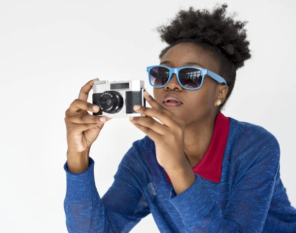 Woman posing in studio — Stock Photo, Image