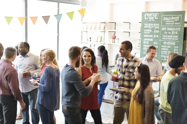 Group Diversity People Party Original Photoset — Stock Photo, Image