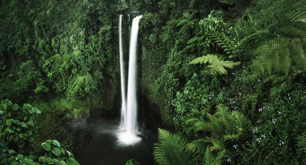 Vodopád Samoa Koncept Originální Sada Fotek — Stock fotografie