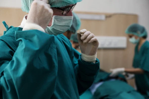 Ärzte Die Sich Auf Eine Operation Vorbereiten Originalfotos — Stockfoto