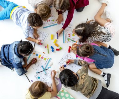 Matematik sınıfı, özgün photoset