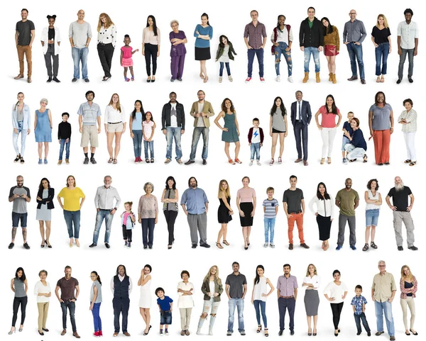 Grupo de pessoas multiétnicas da diversidade em conjunto — Fotografia de Stock
