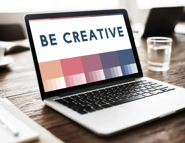 'Yaratıcı olun' kavramı, özgün photoset