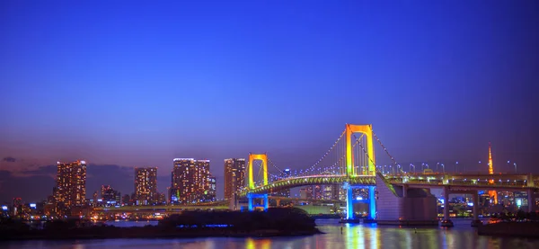 Panorama Der Regenbogenbrücke Tokio Originalfotos — Stockfoto